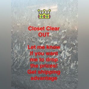 Closet Clear Out Announcement